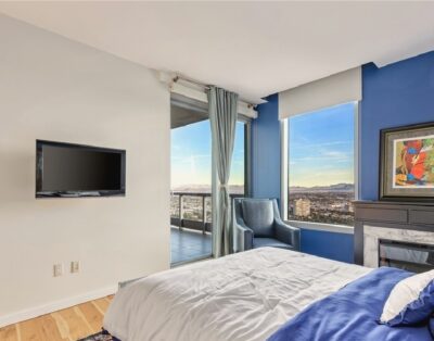 Penthouse Three-Bedroom with Sweeping Strip and Mountain Views